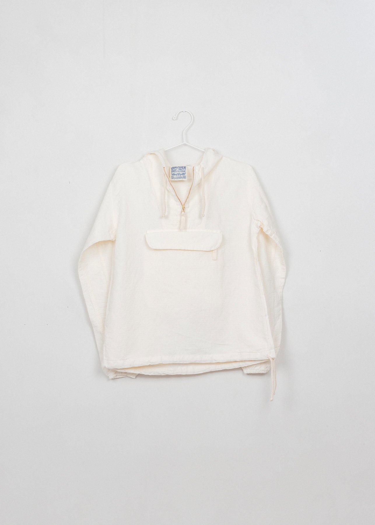 Shoreline Anorak Jacket: Washed White