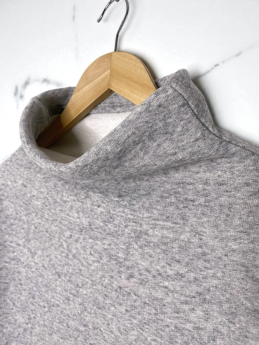 Women's COTTON TENCEL BRUSHED FL.LS TURTLE - Heather Charcoal