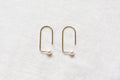 Earrings Threaders Pearl 14K Gold Filled