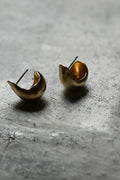 Earrings Studs Large Brass
