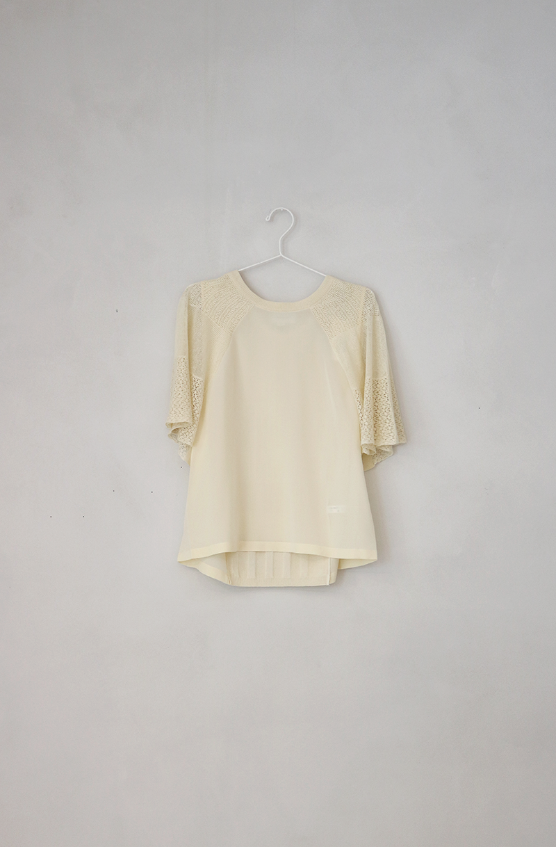 Silk Knit Top - Butter