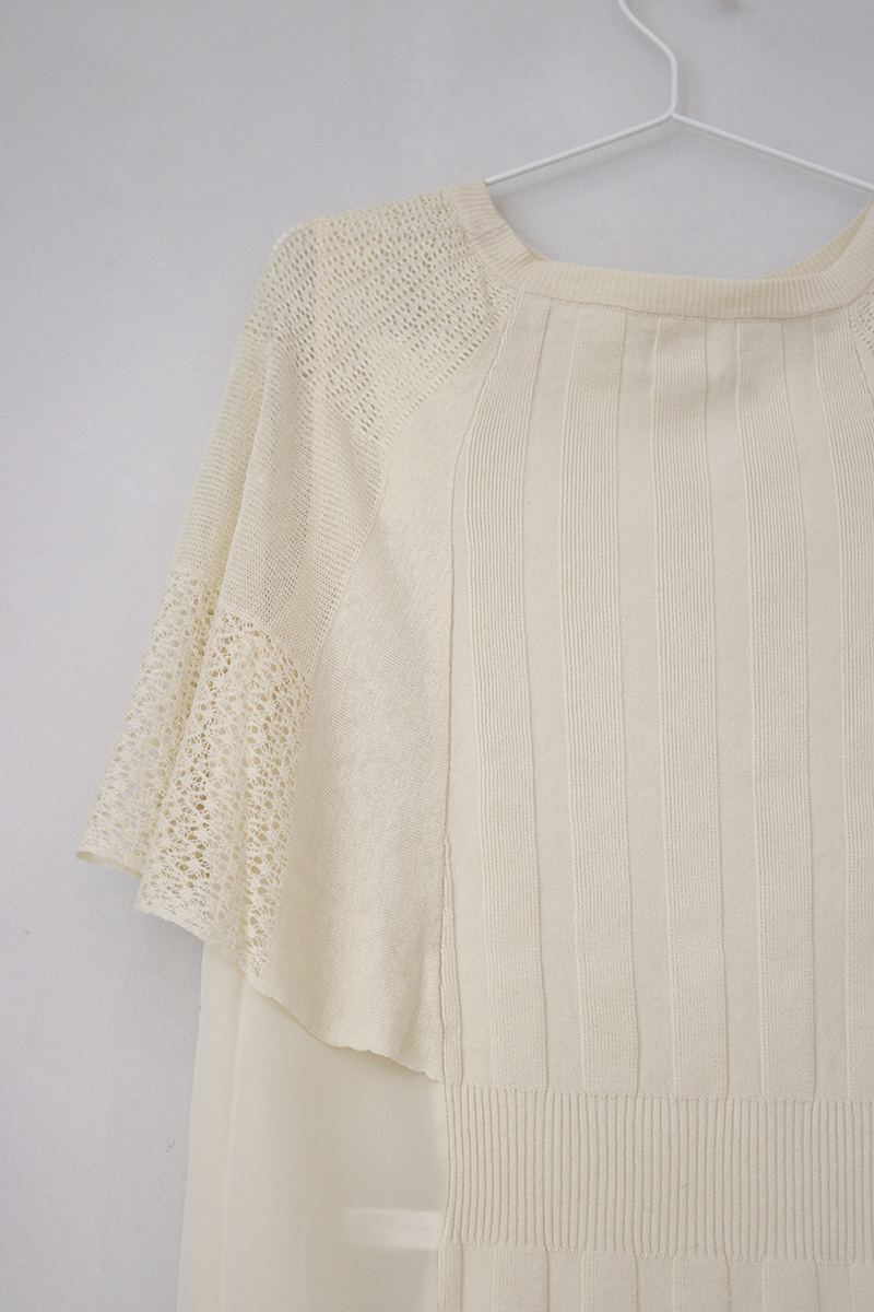 Silk Knit Top - Butter