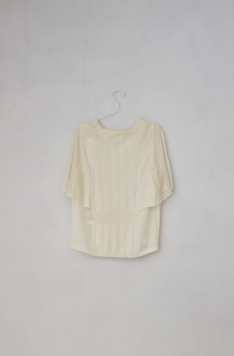 Silk Knit Top - Butter