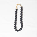 Vintage African Clay Beads: Large Weathered Black