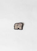 Hand Embroidered Brooch: Polar Bear