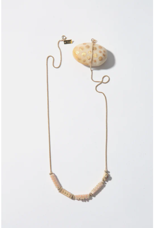 Dove Five Woven Bead Necklace