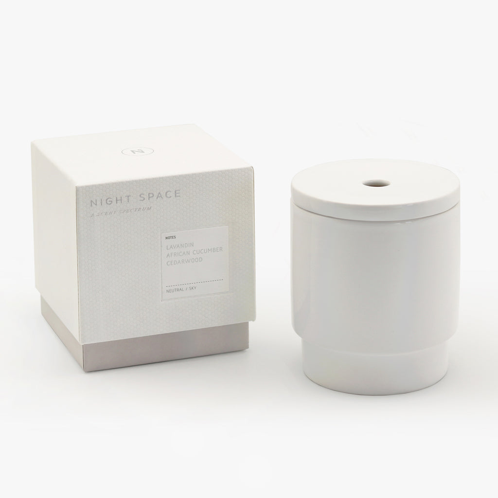 Night Space Pure White Candle