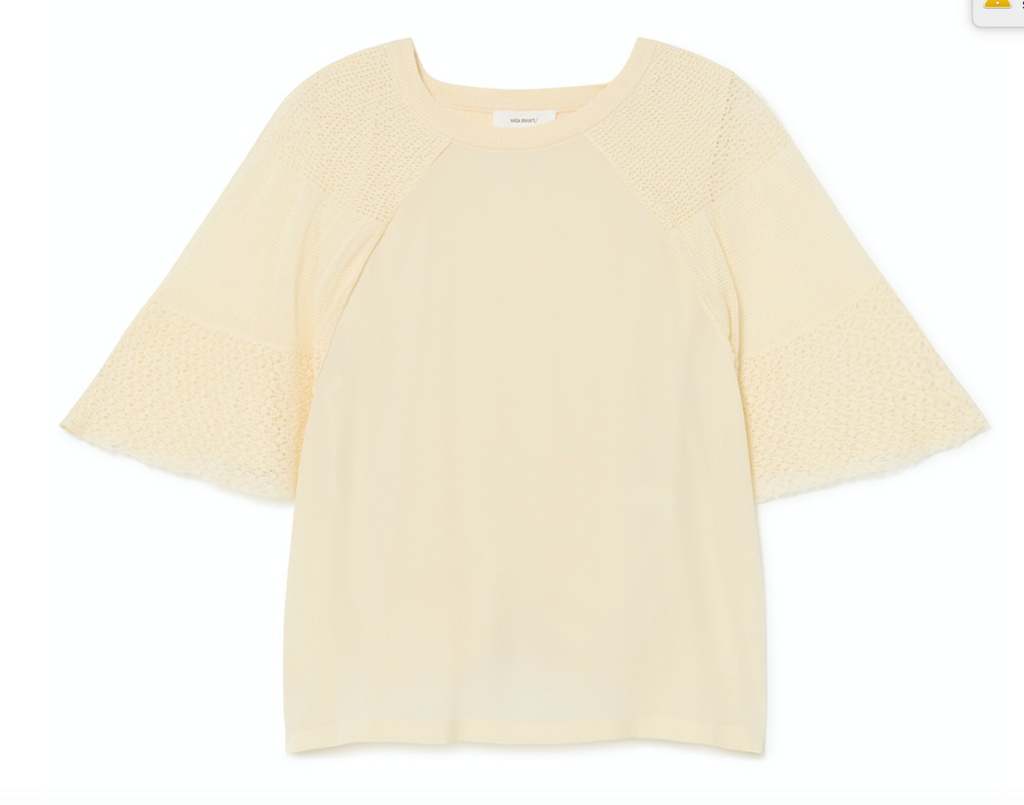 Silk Knit Top - Butter