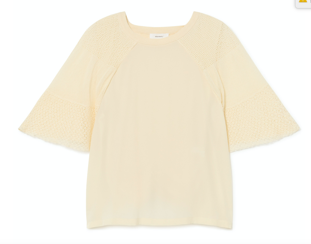 Silk Knit Top - Butter
