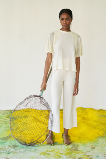 Silk Knit Top - Butter