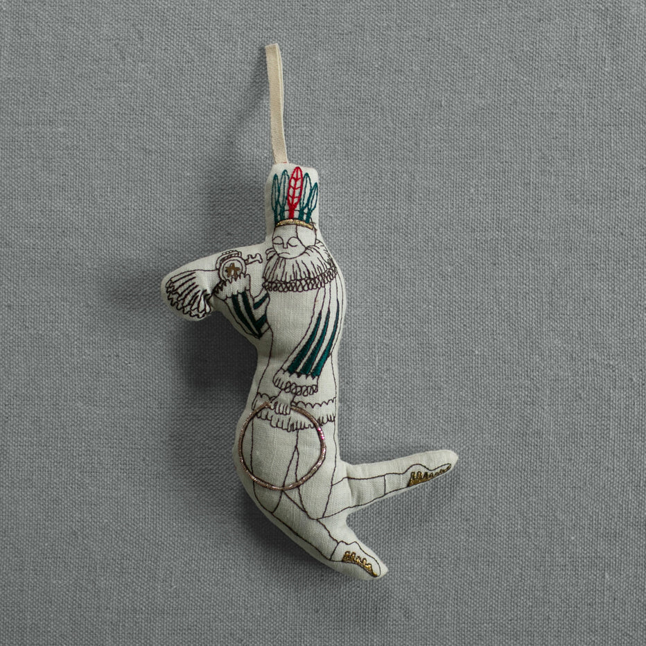 Feathered Hoop Man- Lavender Scented