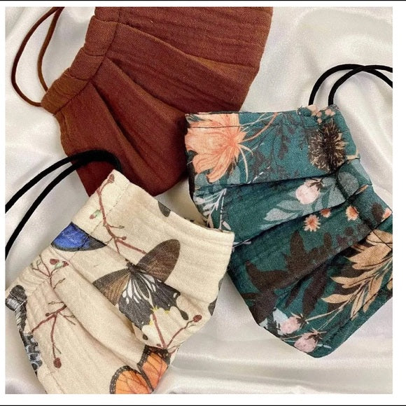 Cotton Face Mask - 3 piece set